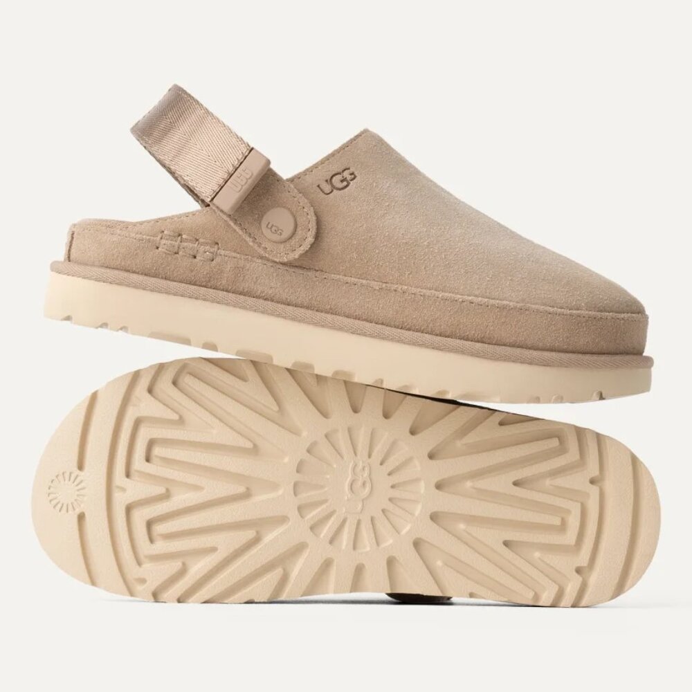 UGG Women's Goldenstar Slingback Clog Flats Sand Color NWB Size 9 - Picture 7 of 11